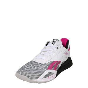 REEBOK Sportovní boty 'Nano X'  bílá / černá / pink