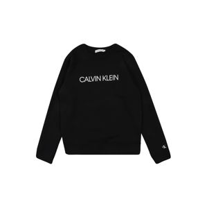 Calvin Klein Jeans Mikina 'INSTITUTIONAL SWEATS'  černá