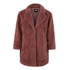 Urban Classics Curvy Přechodný kabát 'Sherpa Coat'  hnědá