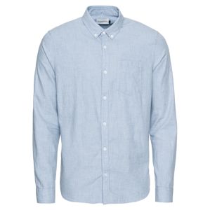 NOWADAYS Košile 'button-down brushed chambre shirt'  světlemodrá