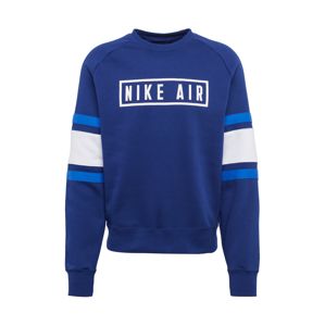 Nike Sportswear Mikina  modrá / světle šedá / bílá