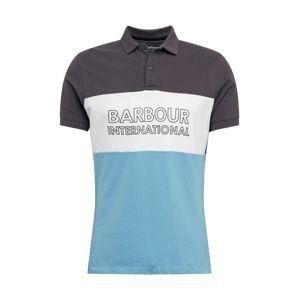 Barbour International Tričko 'B.intl Bold'  modrá / tmavě šedá / bílá