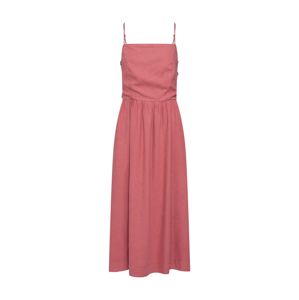 EDC BY ESPRIT Letní šaty 'Linen Viscose'  oranžově červená