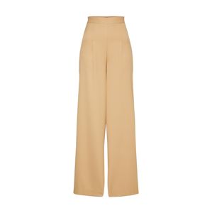 EDITED Kalhoty se sklady v pase 'Scarlette'  světle béžová / zlatě žlutá