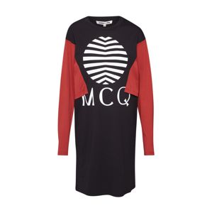 McQ Alexander McQueen Šaty 'Shizoku Sweatdress'  černá / červená