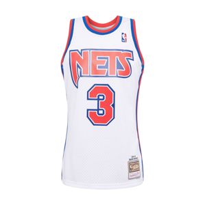 Mitchell & Ness Tričko 'NBA  NJ NETS 1992-93 D. PETROVIC'  bílá / červená / modrá
