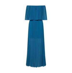 Carolina Cavour Šaty 'Maxi Crinckle dress with elastic Boat Neck and elastic Waist'  světlemodrá