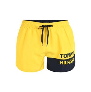Tommy Hilfiger Underwear Plavecké šortky 'RUNNER'  modrá / žlutá