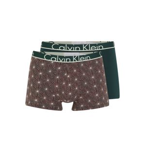Calvin Klein Underwear Boxerky 'TRUNK 2PK'  zelená / růžová