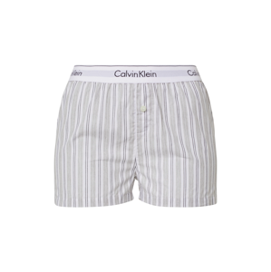 Calvin Klein Underwear Pyžamové kalhoty  bílá / šedá
