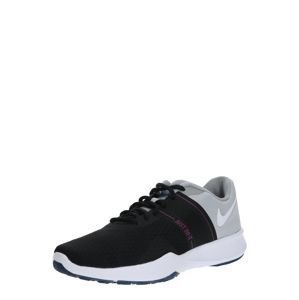 NIKE Sportovní boty 'City Trainer 2'  černá / světle šedá / fialová