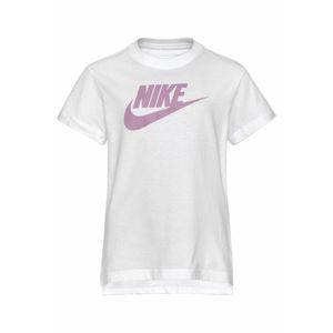Nike Sportswear Tričko  bílá / růžová